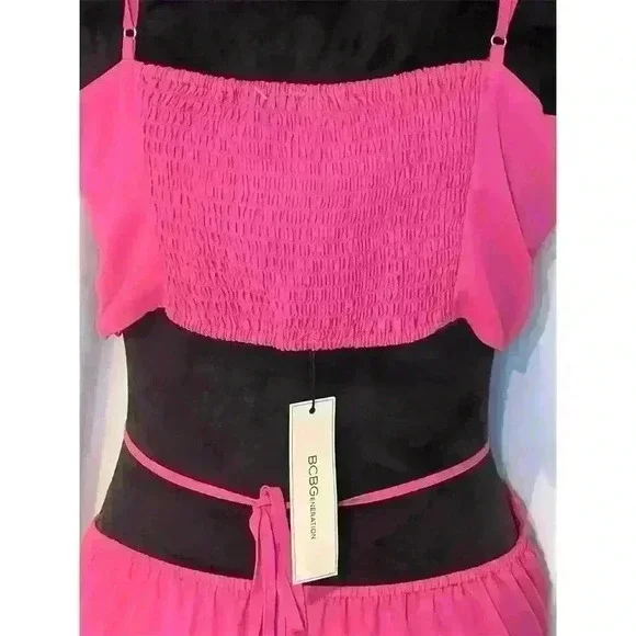 BCBGeneration Women's XL Maxi Dress Purple Sleeveless Casual Summer - Picture 4 of 7